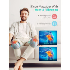 2x massager op de knie-gewrichten wapens armen SKG W3 pro - grijs