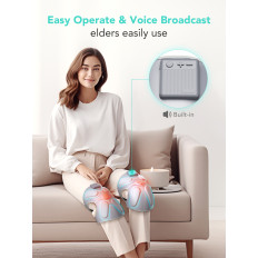 2x Massagegerät an den Kniegelenken Arme SKG W3 Pro-Grey