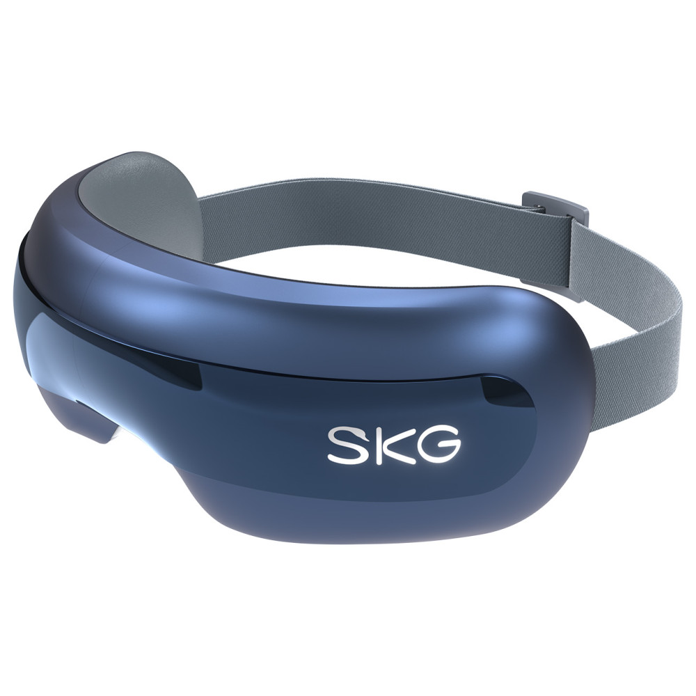 Ögon och tempelmassager med ett visionsfönster SKG E3 pro blue