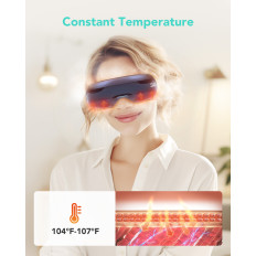 Eye and temple massager with a vision window SKG E3 Pro Blue