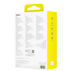 PowerBank QPOW PRO + 10000mAh med USB-C-kabel og skærm - Sort