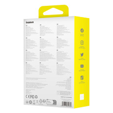 Powerbank QPOW PRO + 20000mAh με καλώδιο USB-C και οθόνη - λευκό