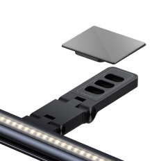 Lampa och Wok för bildskärm Magnetisk skärm Asymmetrisk - Svart