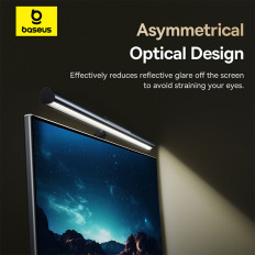 Lampe og-wok til monitor magnetisk skærm asymmetrisk - sort