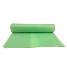 Sacs poubelle épais 80 microns, résistants, rouleau de 5 pièces - verts 240L