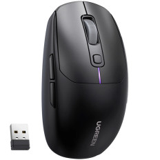 Trådlös Bluetooth-mus 5.0 USB 2.4GHz - Svart