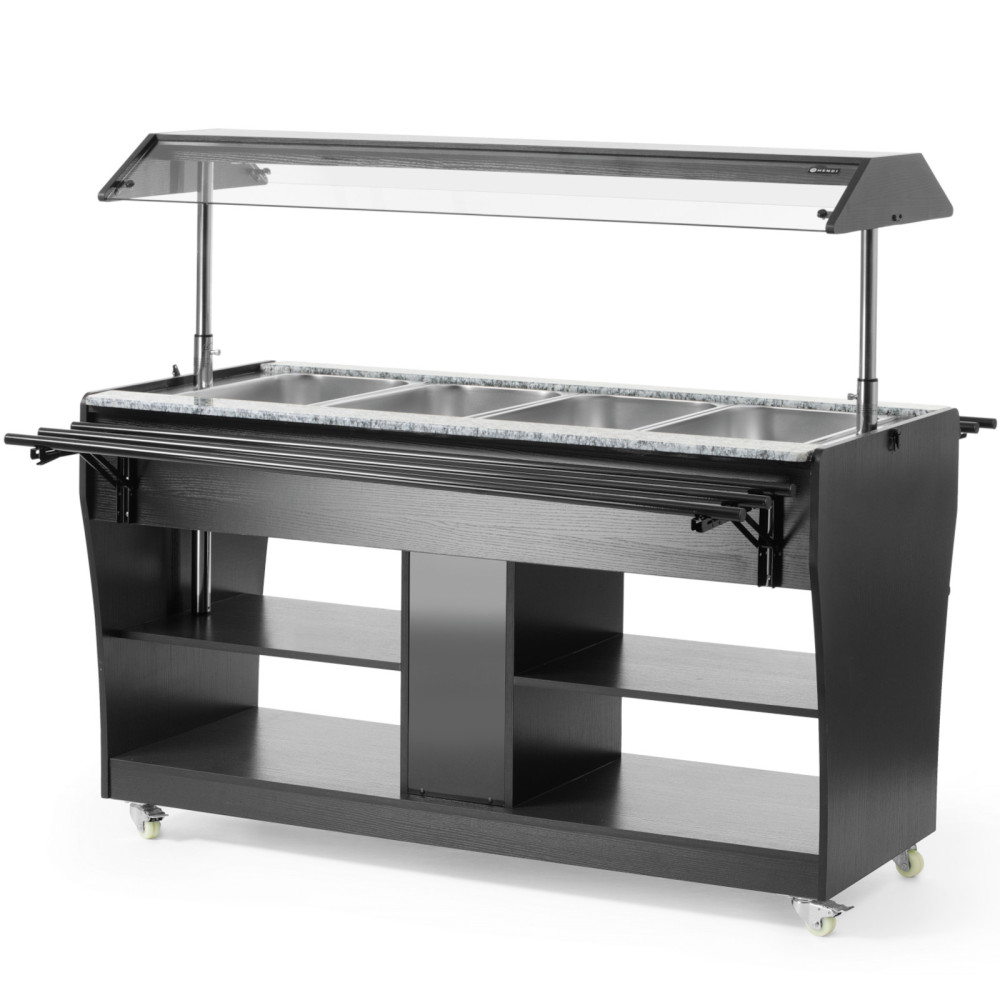 BARM BAMAR Apkure ProMES ar apgaismojuma kasti 4 GN konteineri 1/1 30-90C 2000