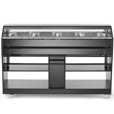 BARM BAMAR Apkure ProMES ar apgaismojuma kasti 4 GN konteineri 1/1 30-90C 2000