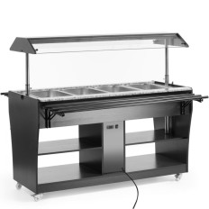 Barm Bamar verwarming voor problemen met verlichtingsdoos 4 GN-containers 1/1 30-90c 2000