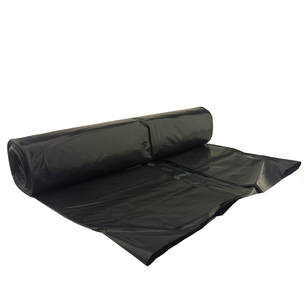 Sacos de lixo grosso 50 micro. Rolo durável 25pcs. - preto 120L Sacos de lixo grosso 50 micro. Rolo durável 25pcs. - preto 120L