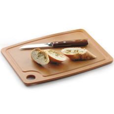 Medžio pluošto pjaustymo lenta 440 x 325 mm - ruda