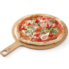 Odbor za služenje pizza grickalica s ručkom. 406 mm