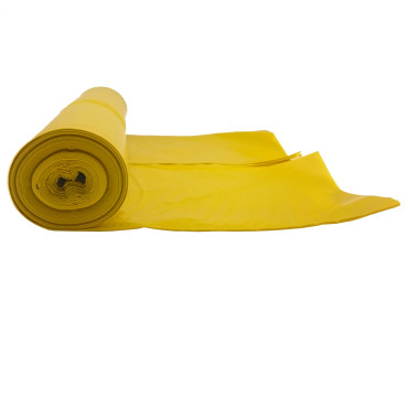 Skräpkassar tjock 50 mikro. Durable Roll 25st. - gul 120l