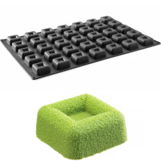 Forme de silicone pour les pralines mousse au four 570 x 375 mm - carré