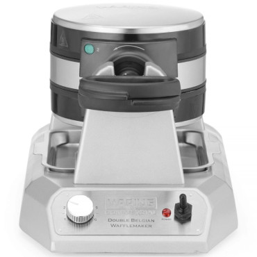 Dvigubo rotacinė vaflinė Belgijos vafliams su nuimamomis plokštėmis 17 x 17 cm 1400 W