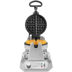 Roterande vaffel för belgiska våfflor med avtagbara skivor 17 x 17 cm 1200 W