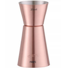 Jigger Barman měří oboustranné pro měděné nápoje 25/50 ml