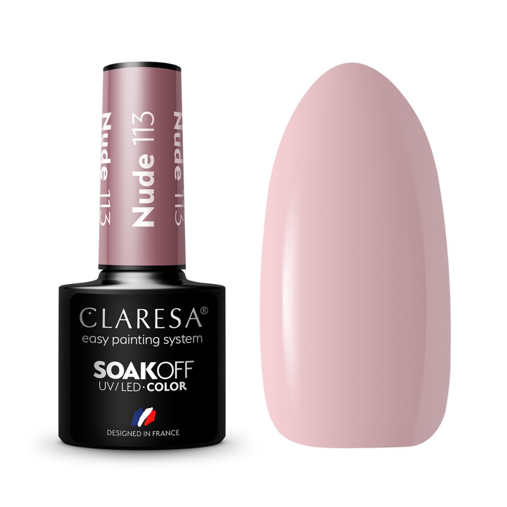 Verniz Híbrido CLARESA NUDE 113 - 5g — vista frontal