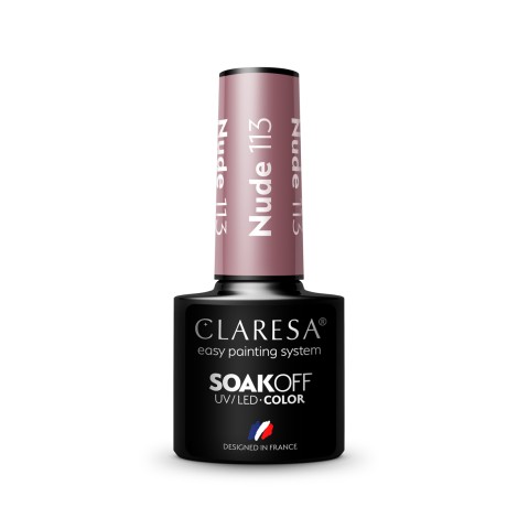 Smalto Ibrido CLARESA Nude 113 - 5g — vista frontale