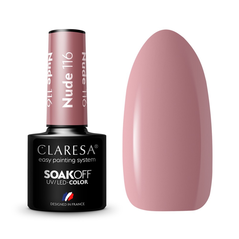 CLARESA Hybrid neglelak NUDE 116 -5g — forfra