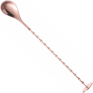 Barman Spoon dzērieniem Long kokteiļi ar Mīļiem 280 x 35 mm - vara