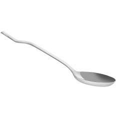 Een stalen lepel voor stalen pizza 50 ml 280 x 65 mm