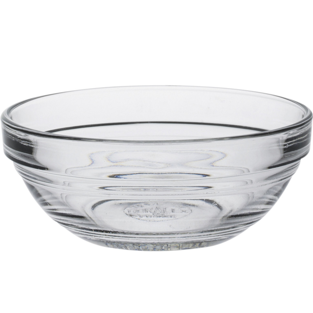 Skål. Transparent salater. Gigogne 125 ml - en uppsättning av 6 st.