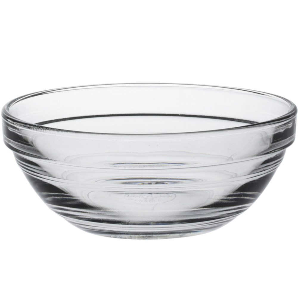 Skål. Transparent Salater Gigogne 205 ml - en uppsättning av 6 stycken.