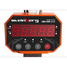 Crane scale 3000 Kg with remote control for industry and trade - LED