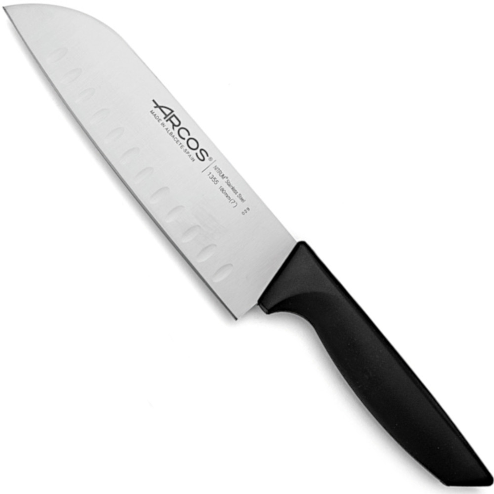 Couteau Santoku avec moulin à billes inférieur à 180/314 mm