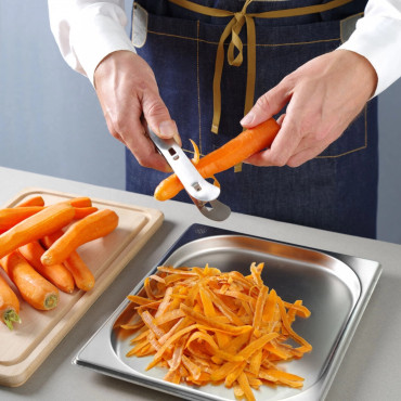 Peeler Peeling pour la longueur des carottes d'asperges 200 mm