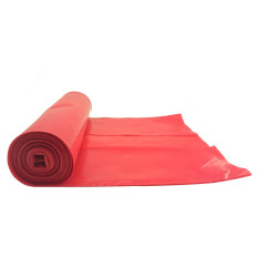Garbage bags Thick 50 micro. Durable roll 25pcs. - red 70l