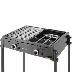 MASTER PRO Črni plin Grill 790 x 560 mm 11,6 kW