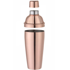 Shaker Barmain 3 Daļējs dzērieniem un kokteiļiem Cobbler 0,8 l - vara