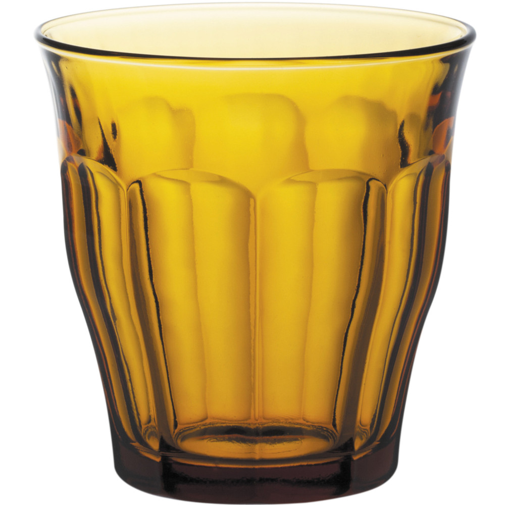 Γυαλί Duralex Picardie Amber 250 ml πορτοκαλί - σύνολο 6 τεμ.