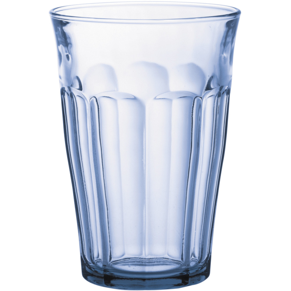 Høyt glass Duralex Picardie Marine 360 ml blå - sett med 6 stk. Høyt glass Duralex Picardie Marine 360 ml blå - sett med 6 stk.