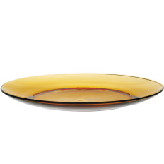 Dessertscheibe Duralex Lys Amber Orange Mi. 190 mm - ein Satz von 6 Artikeln