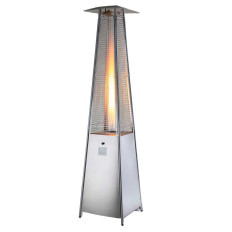 Terrace lamp Radiator Gas radiator Garden pyramid Stainless steel LPG