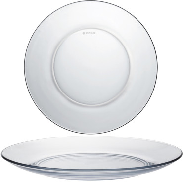 Efterrättskiva Duralex Lys transparent ons. 190 mm - en uppsättning av 6 objekt