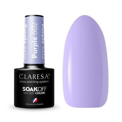 CLARESA Hybrid Lak PURPLE 602 -5g — sæt vist sammen