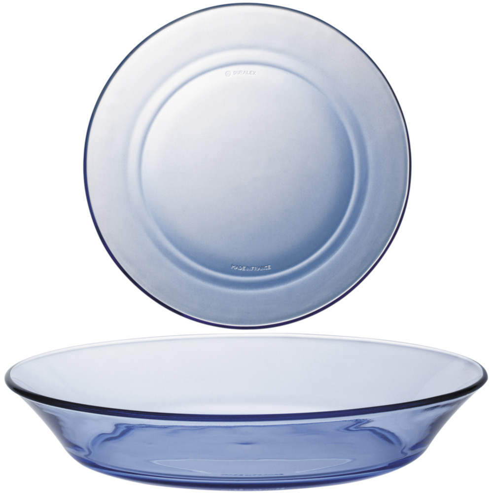 Dybplade Duralex Lys Marine Blue 195 x 35 mm - Set på 6 stk.