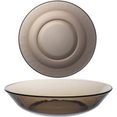 Hluboká deska Duralex Lys sépie hnědá 210 x 45 mm - 6 ks sada.