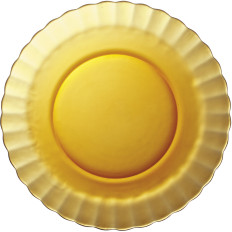 Giliai plokštė Duralex Picardie gintaro oranžinė 230 x 35 mm - 6 vnt.