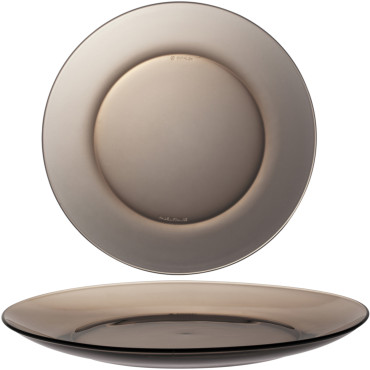 Plate Duralex LYS Sepia Brown 235 x 20 mm - 6 gab.