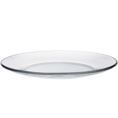 Platen plate Duralex Lys gjennomsiktig 235 x 20 mm - 6 stk sett.