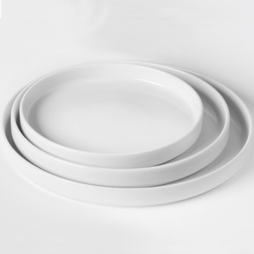 Plāksne ar augstu rangu Oslo White 240 x 26 mm - 6 vienību komplekts.