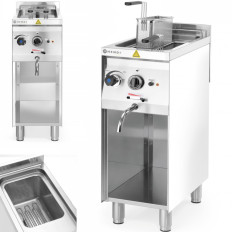 Dispositivo de cozimento para bolinhos de massa autônomo 2 cestas 10 l 3500 W
