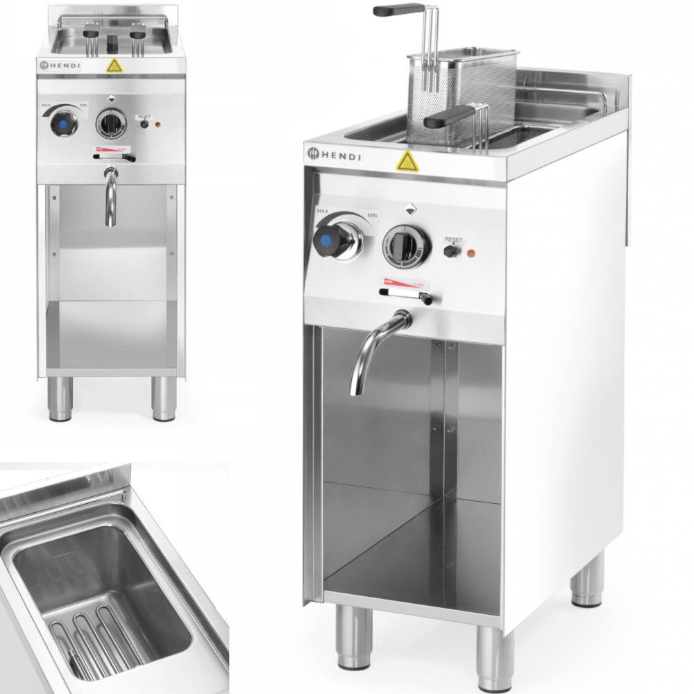 Dispositivo de cozimento para bolinhos de massa autônomo 2 cestas 10 l 3500 W