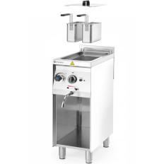 Dispositivo di cottura per gnocchi di pasta freestanding 2 cestelli 10 l 3500 w