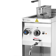 Dispositivo de cozimento para bolinhos de massa autônomo 2 cestas 10 l 3500 W